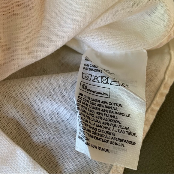 3/20$ NWT H&M linen/cotton shirt - Picture 6 of 7